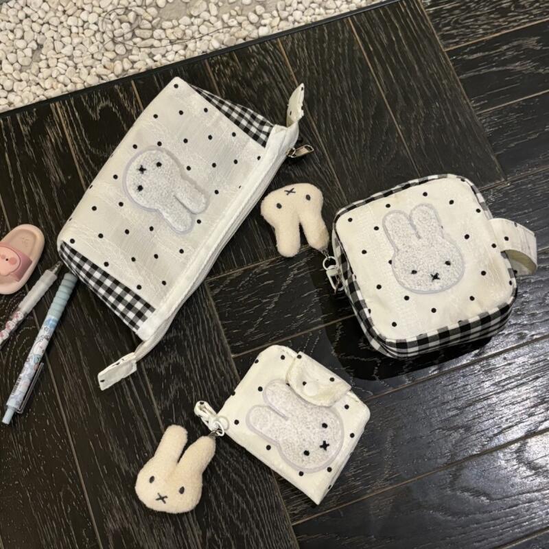 Miffy Series Fashion Bag Creativity Camera Storage Bag Cartoon Change Purse Portable Card Wallet Birthday Pencil Case Gifts