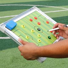 Soccer Coaching Board with Magnets and Marker Pen, Magnetic Soccer Coach Board, Soccer Dry Erase Whiteboard Clipboard, Coach Training Equipment