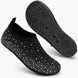 Womens Barefoot Water Shoes Travel House Slippers for Indoor and Outdoor Aqua Socks for Beach Swim Surf Yoga Dancing Camping