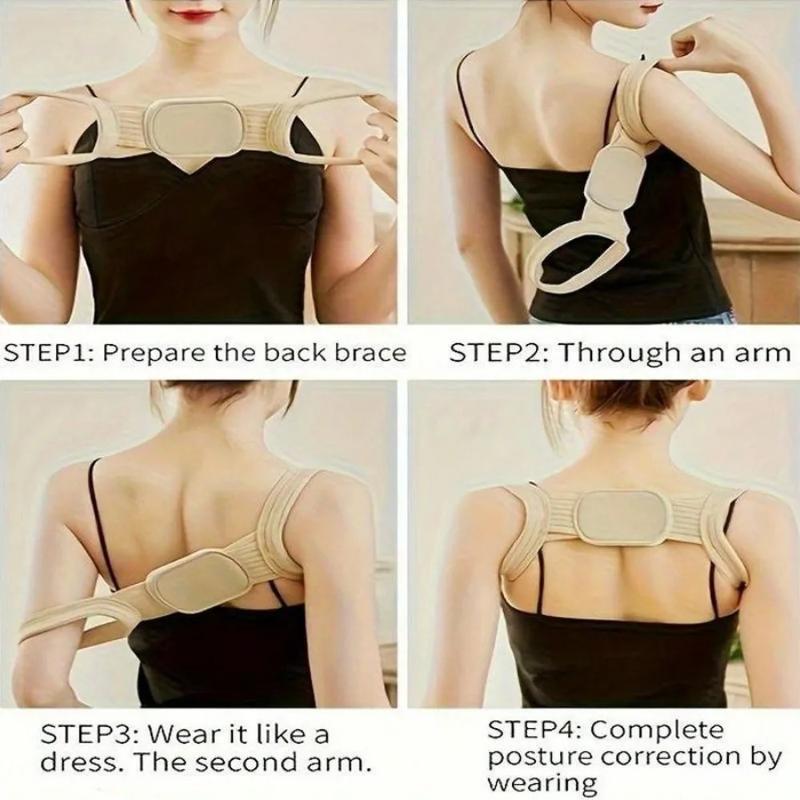 Adjustable Posture Corrector Belt For Men & Women Hunchback Relief Back Support  Home Office Sport Upper Back Neck  Rehabilitation Robot Gloves Hand Hemiplegia Cervical Brace Electric Exerciser Ergonomic Stroke Training Finger and