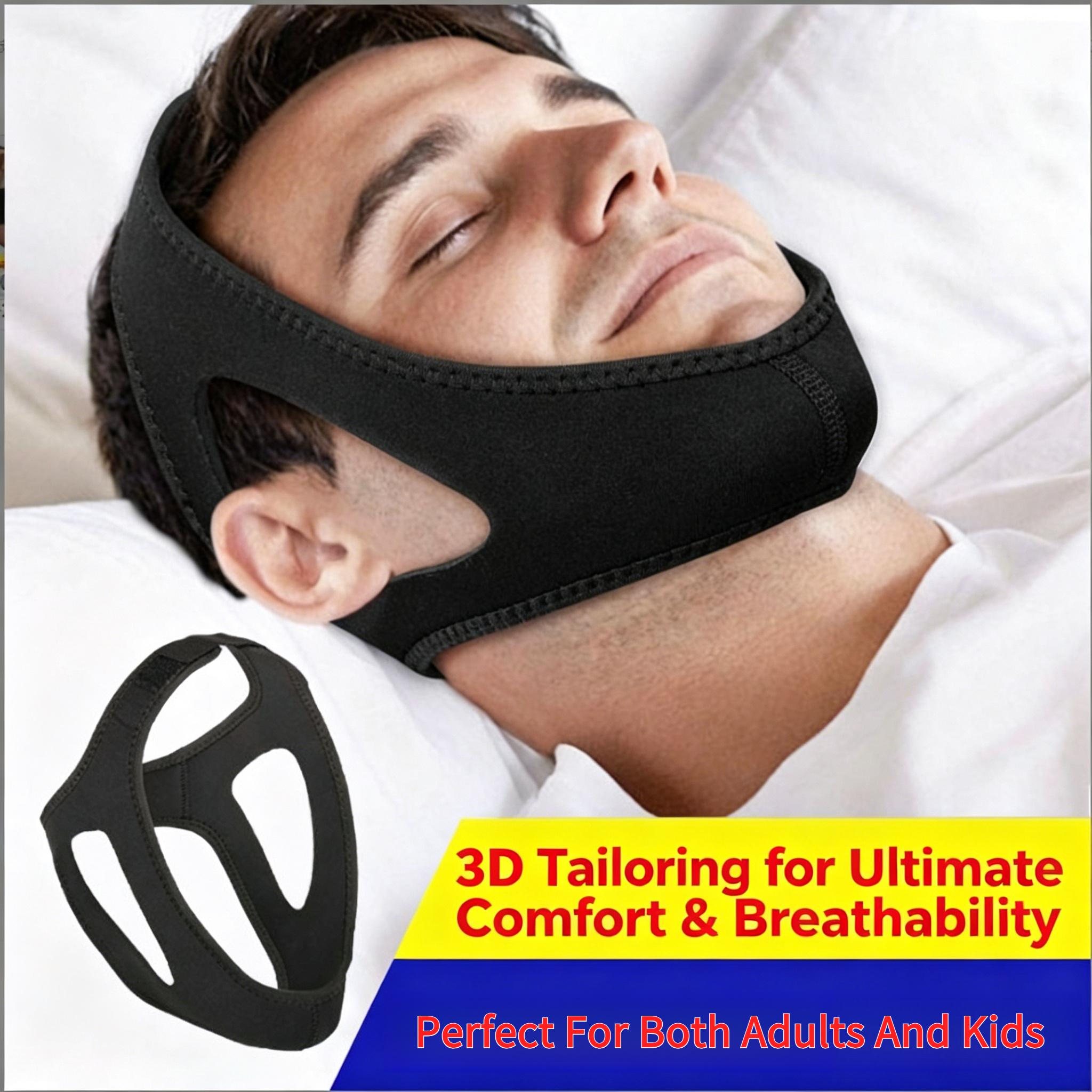 Triangular Chin Support Anti-Snoring Strap  Corrects Mouth Breathing & Sleep Talking