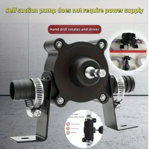 Manual Suction Pump Set, Battery-Free Portable Water Oil Pump, Universal Compatibility, Eu and Us Thread, Emergency Home Well Drilling