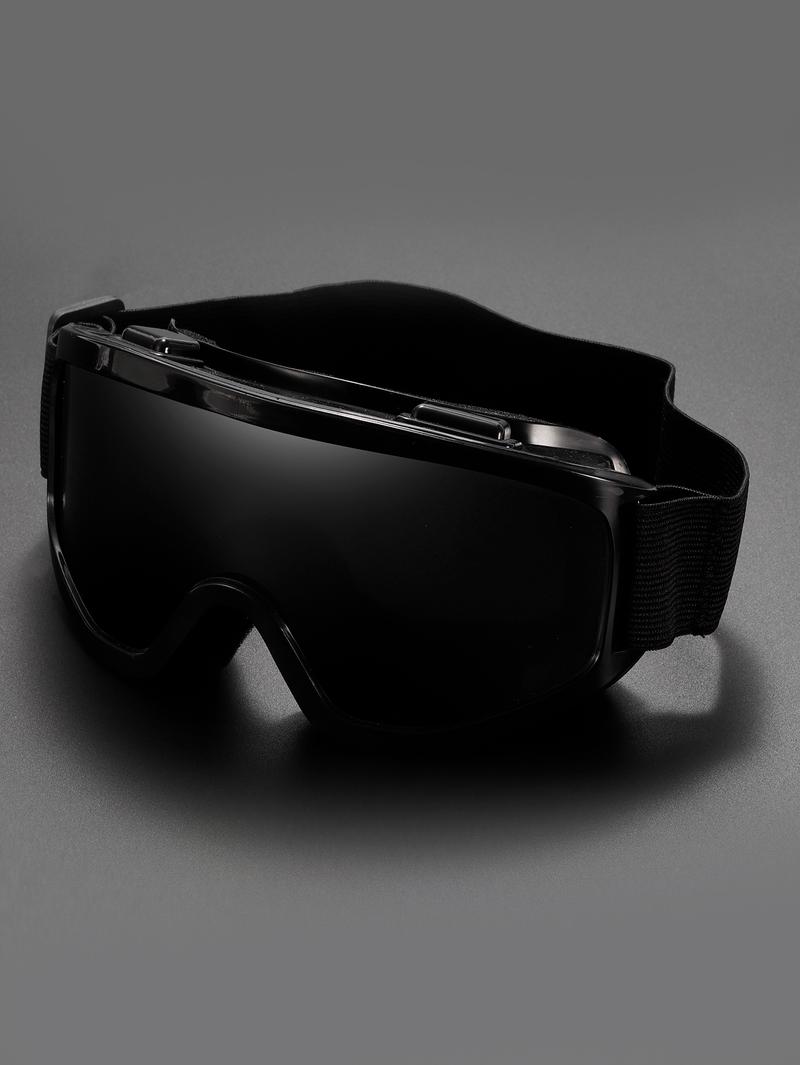 Unisex One-Piece Large-Frame Ski Goggles: Day-Night Versatile Lens, Padded Windproof Fit for Skiing/Snowboarding, High-Definition Anti-Fog Shades for Mountaineering & Winter Adventures