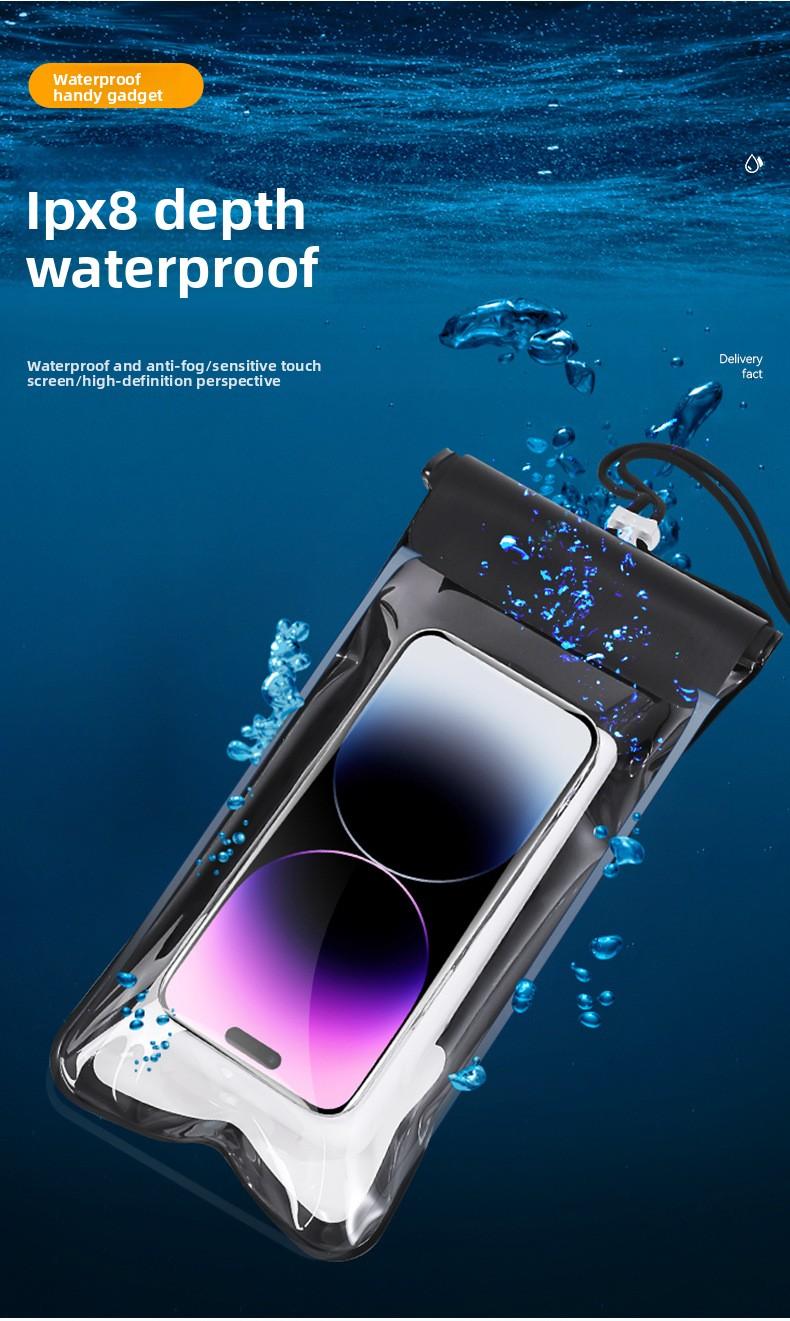 Mobile phone waterproof bag can touch screen swimming hot spring takeaway special rafting diving cover lanyard neck sealed bag outdoor Mobile phone waterproof bag can touch screen swimming hot spring takeaway special rafting diving cover lanyard neck sealed bag outdoor