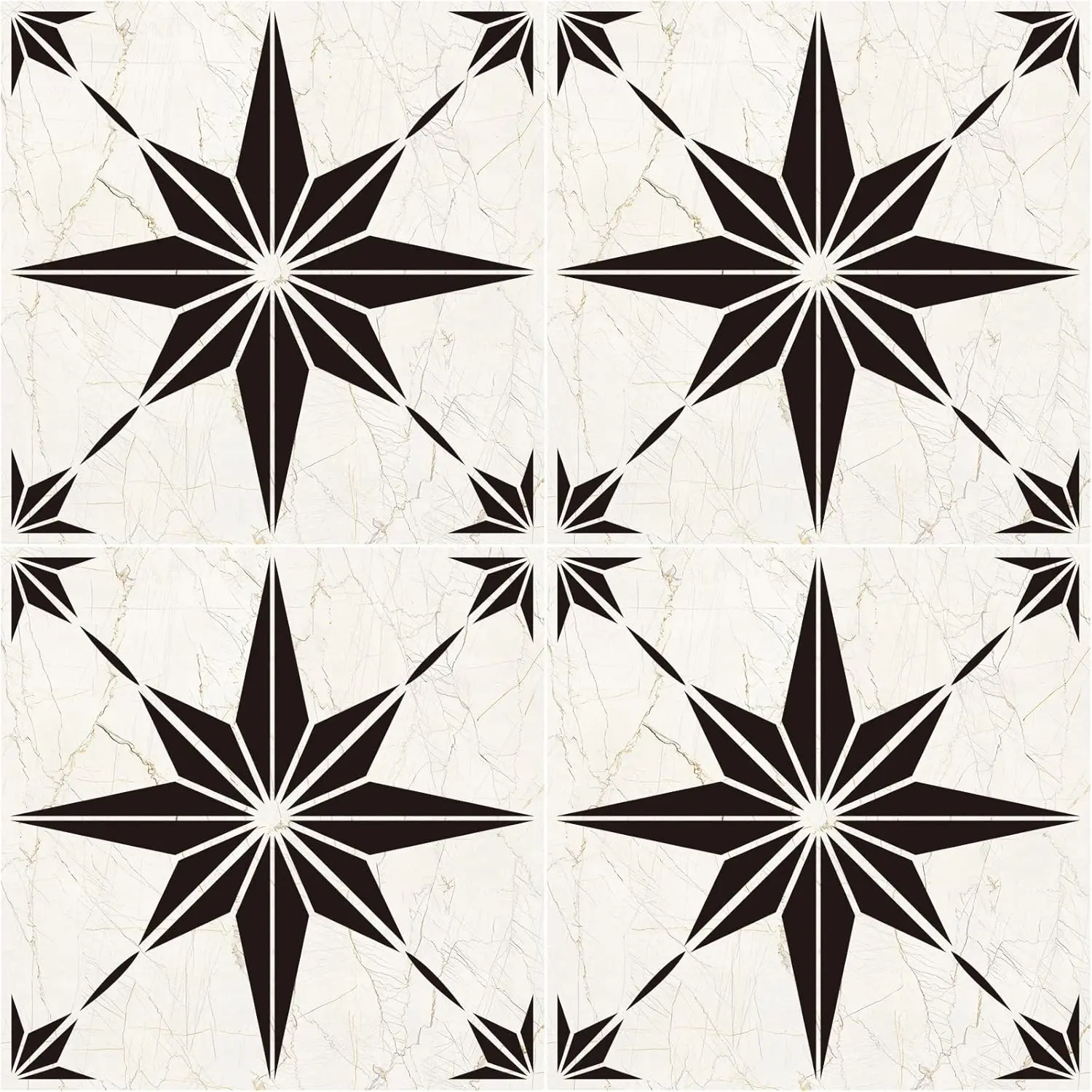 Floor Stencil,Wall Stencil,Tile Stencil,Floor Stencils for Painting Floors 12x12,Reusable Wall Stencil for Painting Large Pattern Set of 4