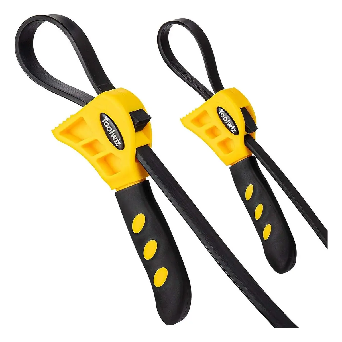Strap Wrench Set for Pipes Below 6 Inch (150MM) and 4 Inch (100MM, Reinforced Adjustable Wrench for Plumbing, Jar Opening, and Light DIY Tasks