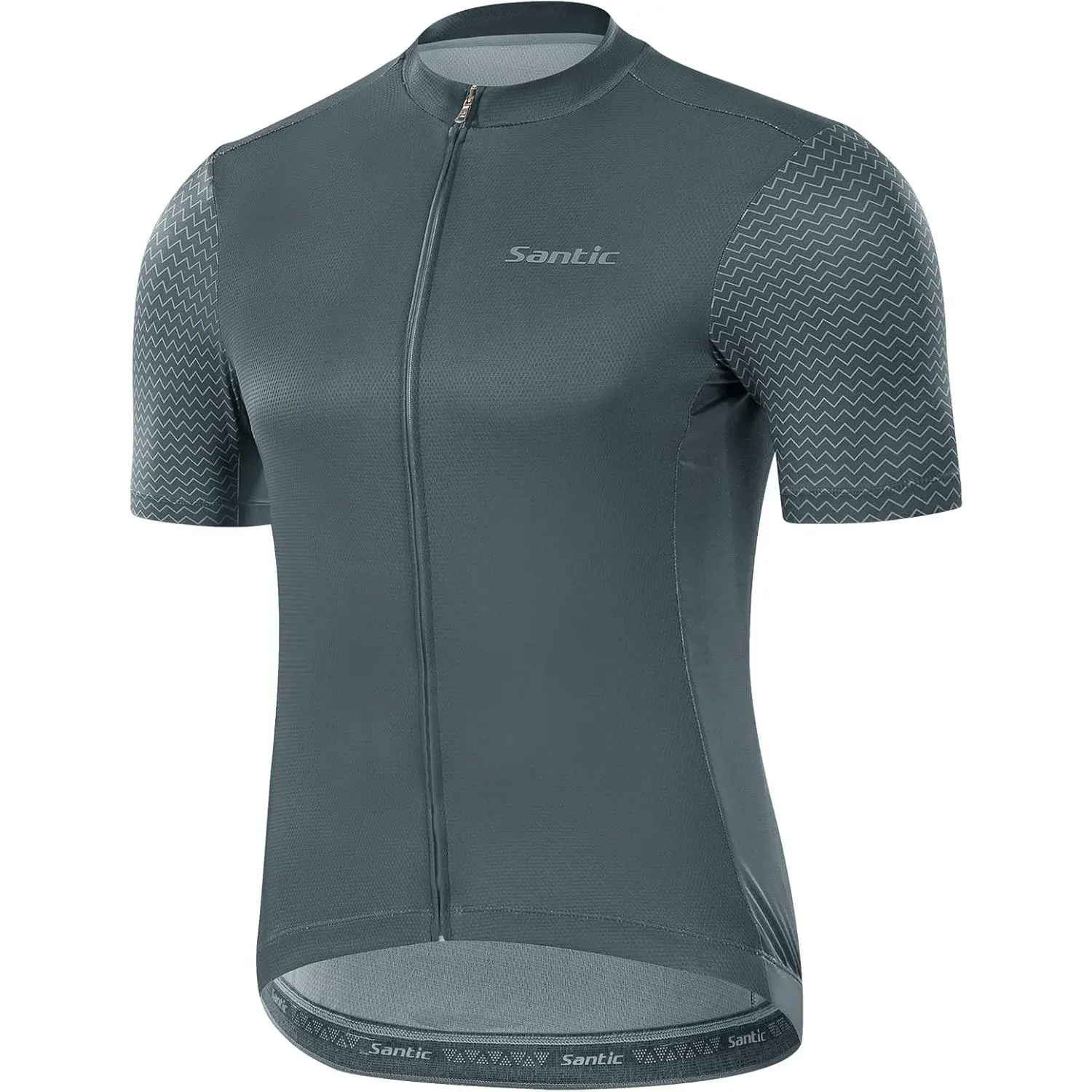 Men's Pro Cycling Jersey Short Sleeve, Full Zip Road Biking Top with Pockets and UPF 50+ Sun Protection
