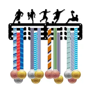 Iron Medal Display Wall Mount for Sports Award Holder Football Swimming Running Gym Memorabilia Storage Home Decor Gift