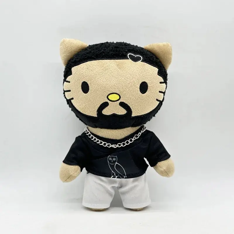 Hello Kitty as Drake Plush Doll Plushies Stuffed Toys Cute Kids Boys Girls Christmas Gifts