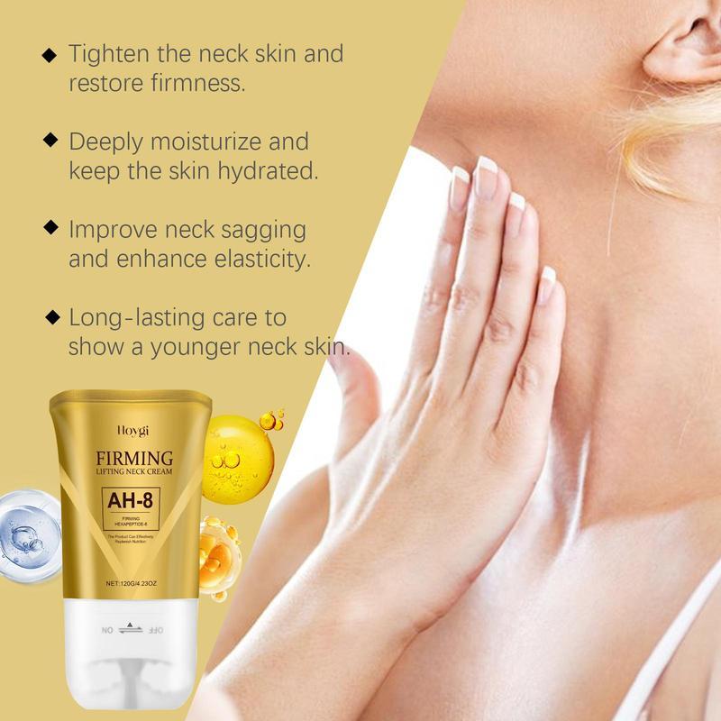 Night Firming Neck Cream, Deep Moisturizing & Easy Absorbing Neck Cream, Hydrating Neck Lifting Cream, Moisture Neck Care Product for Women & Men, Cosmetic, Skincare Moisturizer