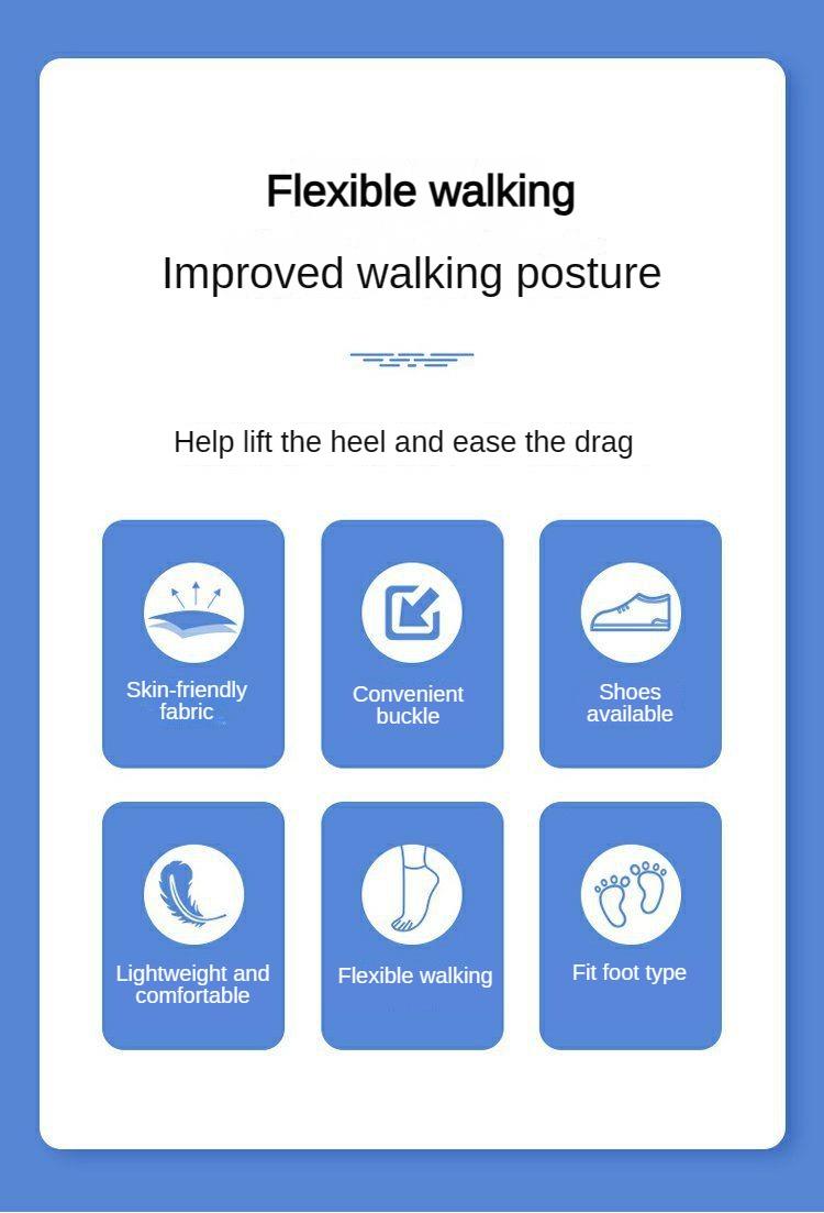 Drop Foot Brace Orthosis AFO AFOs Ankle Support With Comfortable Adjustable Buckle