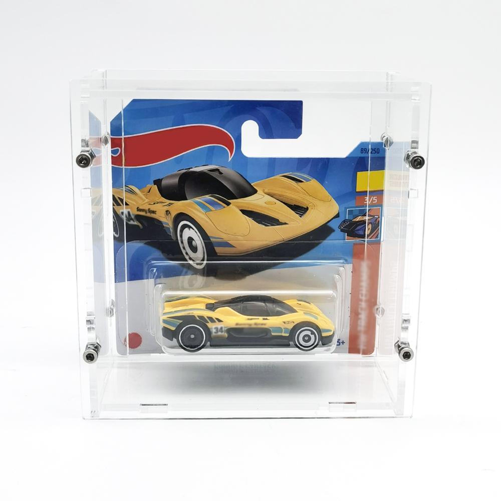 Bob 1/64 Model Car Display Case (without cars in pictures) For Hotwheels Acrylic Transparent High Grade Screw Fixed Display Box