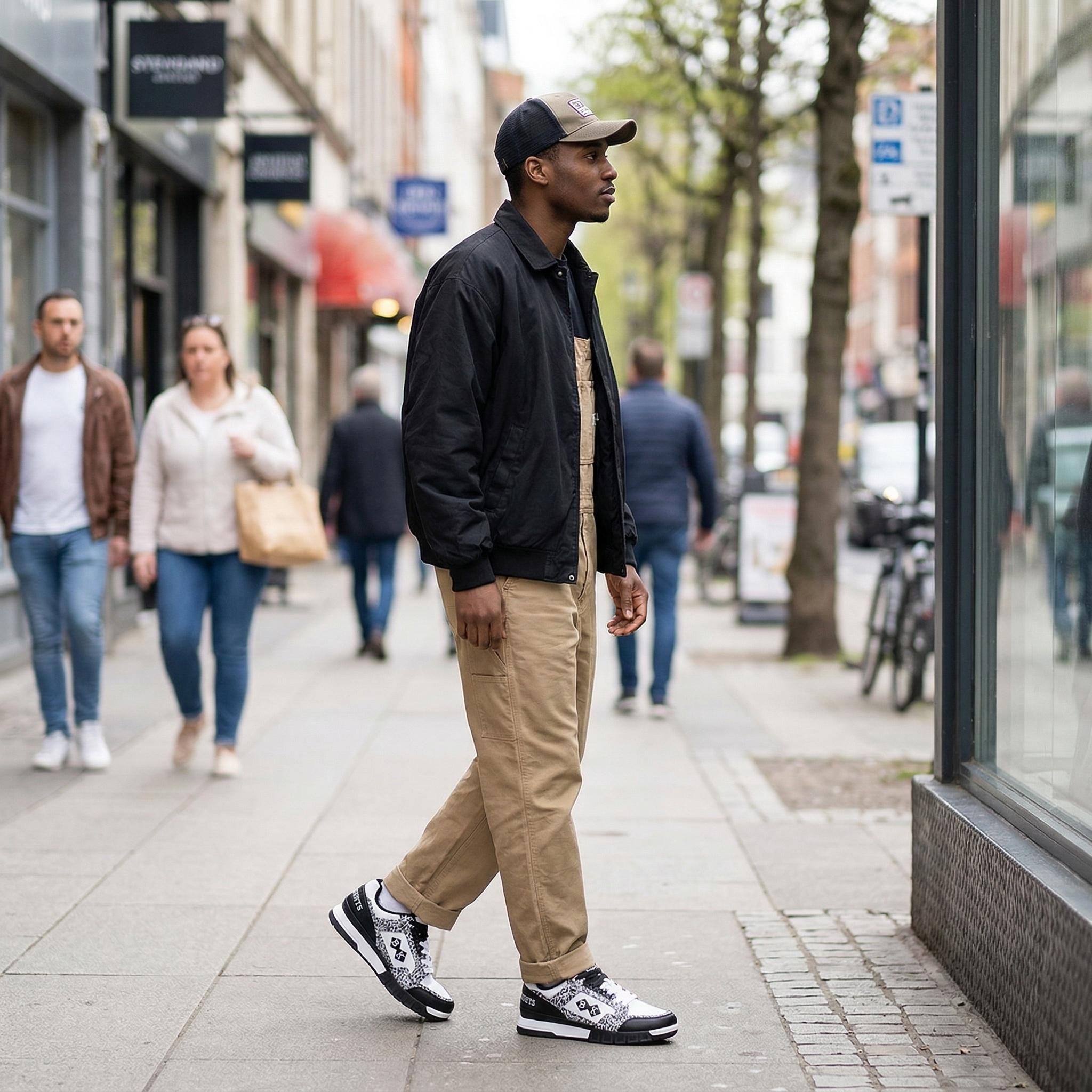 British Knights White Sneakers for Men Clean Minimalist Shoes for Daily Outfits, Casual Looks BK Everyday Trainers Sneakers for Work Affordable White Sneakers Men