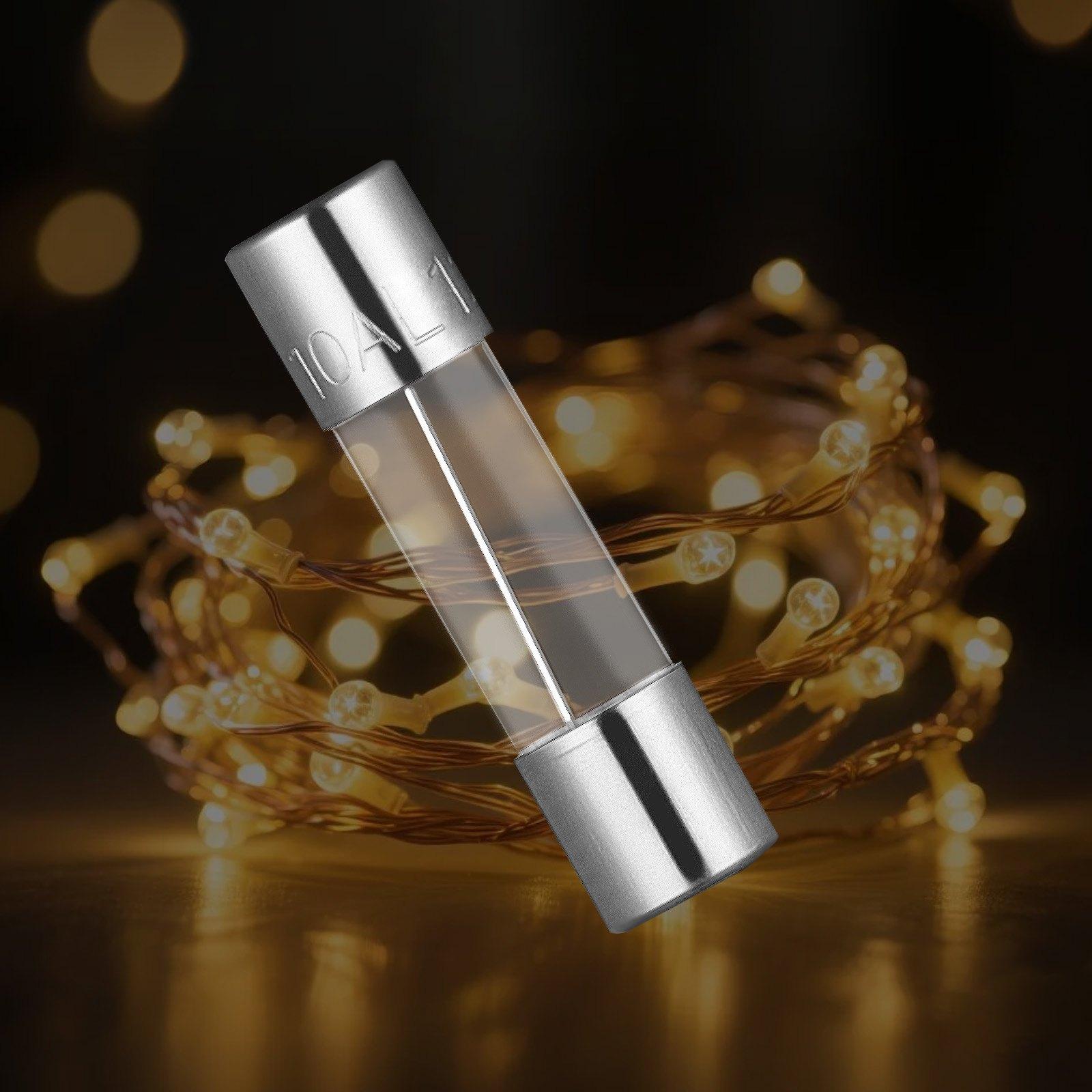 VEVOR Fast-Blow Glass Fuses Assortment Kit, 120 Pcs 125 Volt, 5 x 20 mm 1A 2A 3A 4A 5A 8A 10A, 3.6 x 10 mm 2.5A 3A 5A Tube Fuses, Suitable for Electrical Boxes, LED Strips, Electronics, Appliances