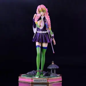 Demon Slayer: Kimetsu no Yaiba Kanroji Mitsuri PVC Action Figure Anime Figure Model Toys Collection Doll Gift