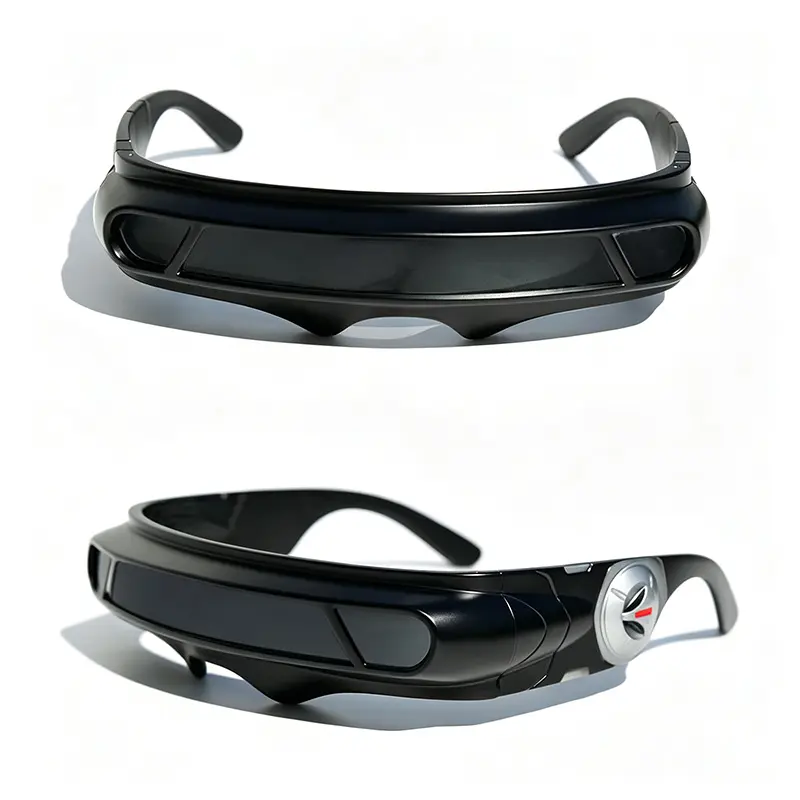 X-Energy Cyberpunk Sunglasses - Future Hero Visor Eyewear, Cosplay Party Festival Comic Game Props, Fashion Accessories, Unique Gifts for Man, Cool Gifts for Guys, Superhero Stuff