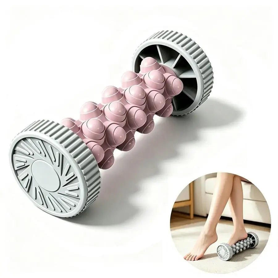 Portable Foot Roller Massager, Heel Fasciitis Relief, Multi-Functional Acupressure Rollers, Pain Relief for Feet, Legs, Hands, Perfect Gift for Men and Women