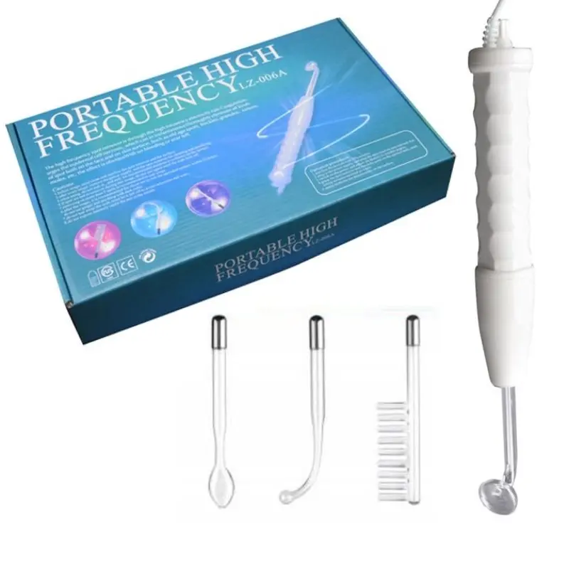 Home Beauty Device, 4-In-1 High-Frequency Facial Care Machine, Body and Face Treatment Stick, Home Use Cosmetic Instrument