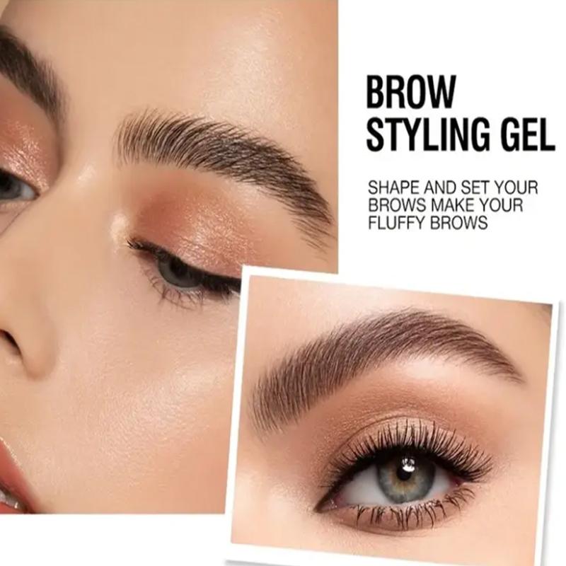 Lightweight Clear Brow Sealer, Long-Lasting & Smudge-Proof, Creates Natural 3D Eyebrows, Colorless Setting Gel, Defined & Separated Hairs, Affordable for Students & Beginners, Must-Have for Perfect Brow Makeup
