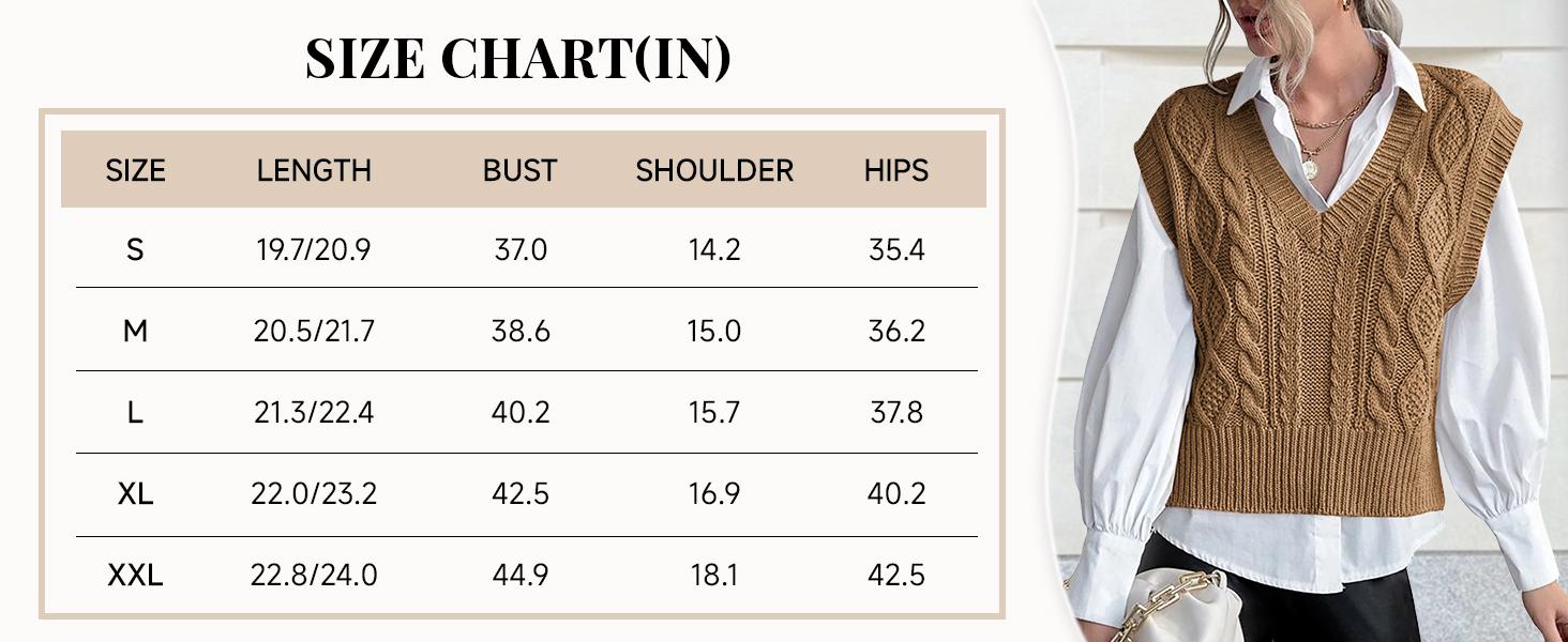 Sweater Vest for Women V Neck Sleeveless Knit Solid Casual Ribbed Preppy Pullover Tops