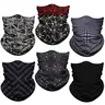 Venswell Fashionable Street Style in Black Neck Gaiter Face Mask For Men Women,Seamless Bandana Rave Face Cover Scarf Mask,Balaclava,Headband, Head Wrap,Headwear,Ideal for outdoor camping, running, cycling, motorcycling, tennis, golf, and fishing