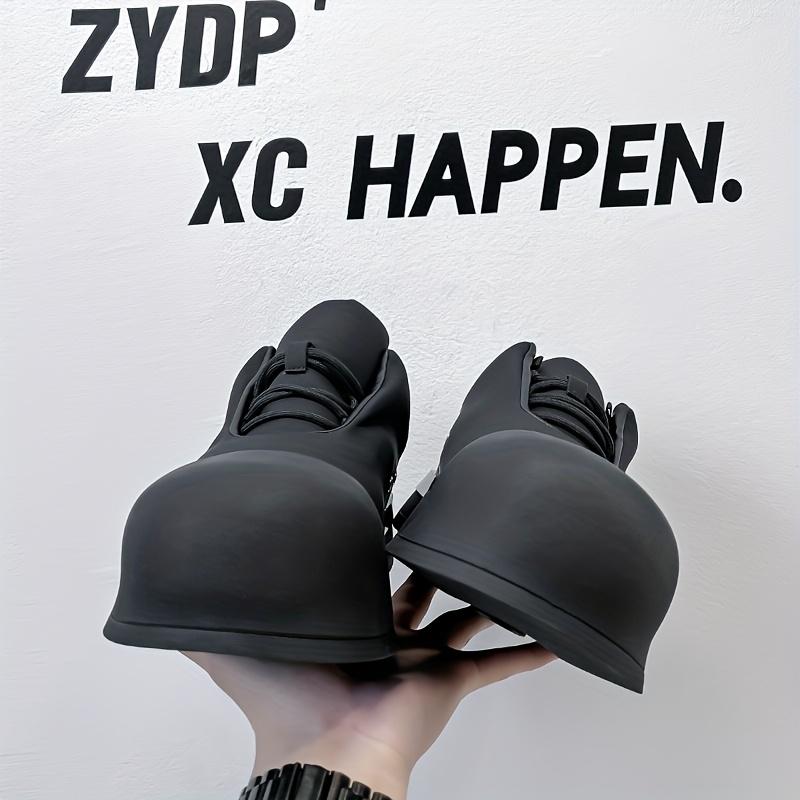 UYCEKK 2026 New Men'S Thick Sole Height Increasing Casual Sneakers|   Versatile Sports Shoes with Round Toe, Microfiber Upper, Rubber Sole, Lace Closure, Trendy Style for Spring/Fall