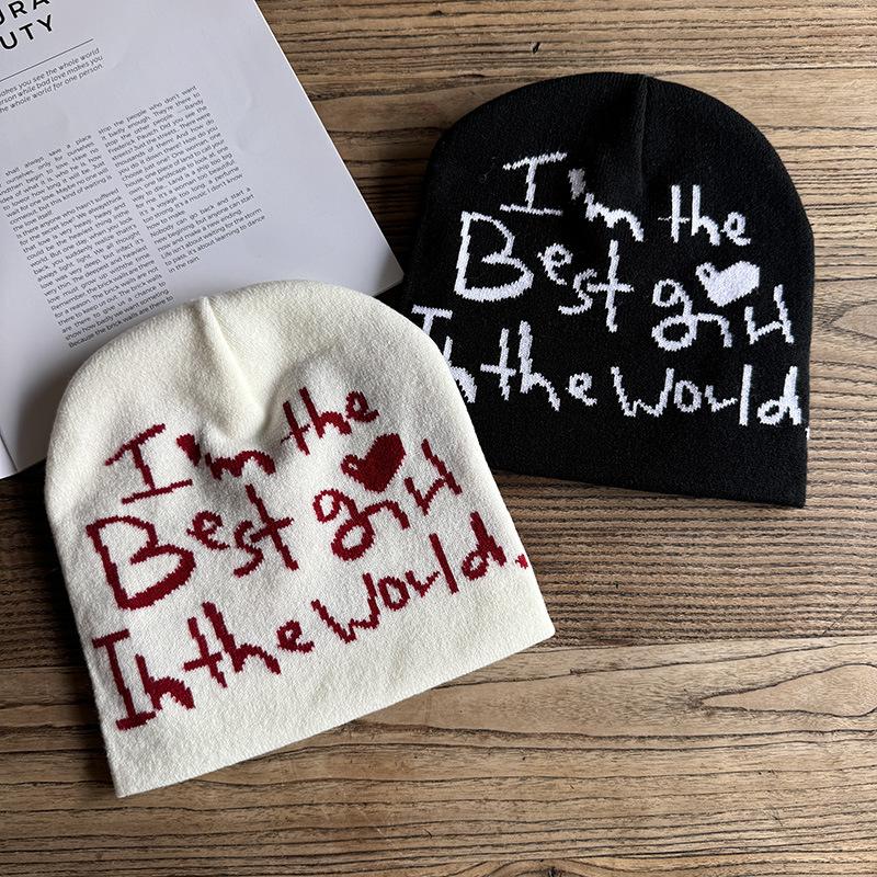 Korean Style Slouchy Beanie for Women – Soft Knit Wool Hat with Ear Coverage, Trendy Streetwear Winter Cap, Small Face Look Fashion Beanie for Travel, Outdoor Activities, Casual Outfits & Daily Wear