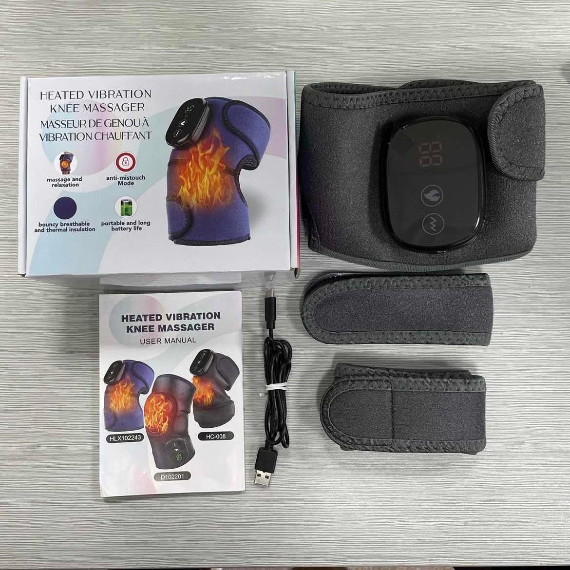 Cross-border heating massage shoulder pads charging heating shoulder pads shoulder periarthritis physiotherapy massager private mold source factory spot clavicular shoulder pad Lightweight Tactical Quick Release Vest clavicular pulls strap