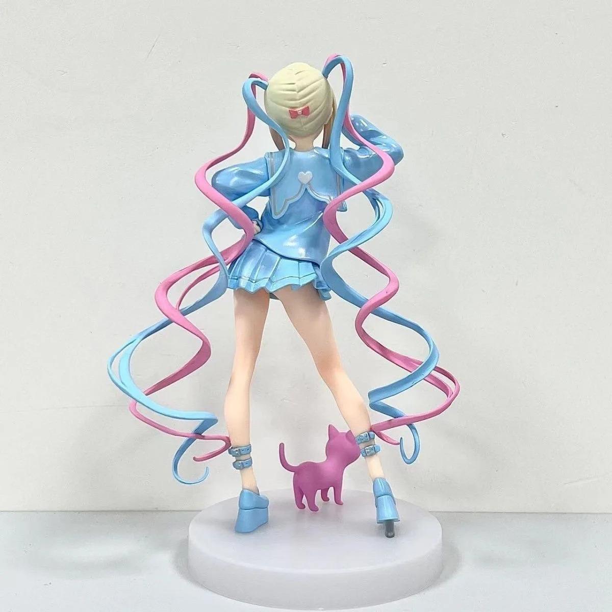 17cm Needy Girl Overdose Anime Figure Pop Up Parade KAngel Action Figures Virtual Uploader PVC Collection Model Ornaments Toys