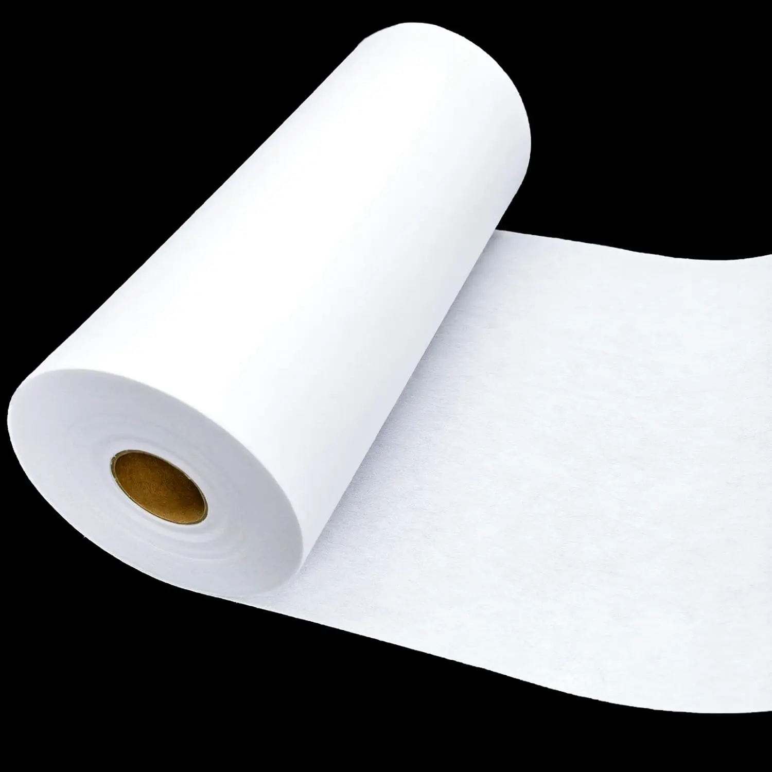 Heavy Weight Fusible Interfacing for Sewing-11.8" x 30.6 Yards,White Iron- Non-Woven Fabric Stiffener,Suitable for Quilting,Crafts,Clothing,and  Decor Sewing Materials(100g/m^2)