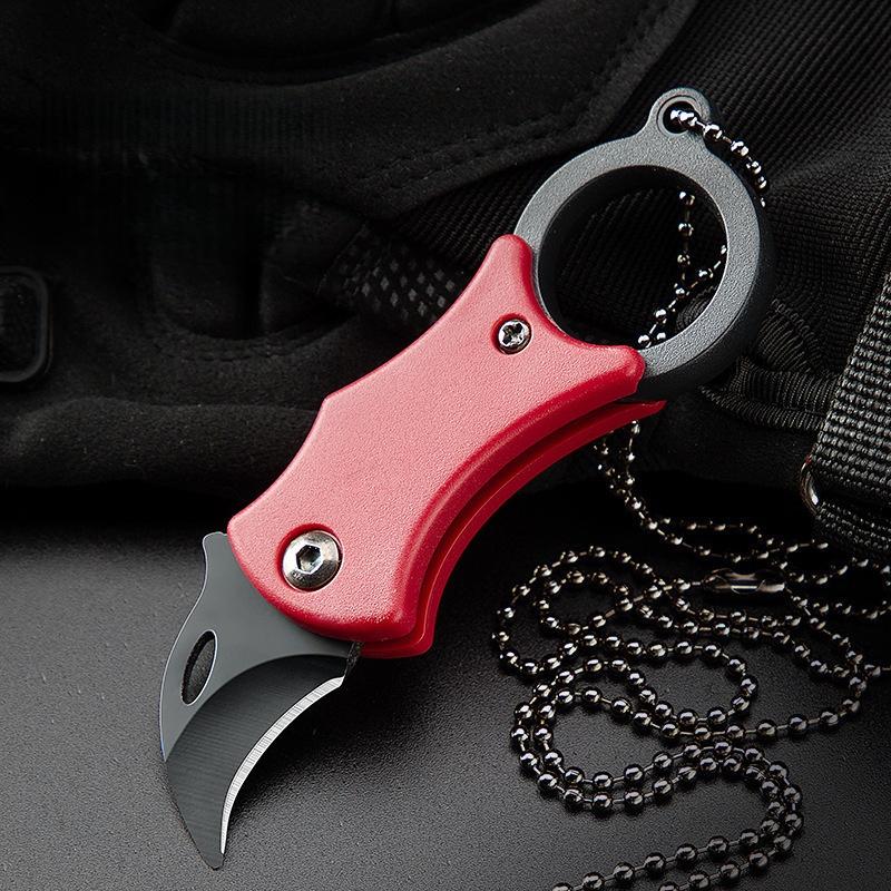 Mini Folding Pocket Knife, Portable Fox Paw Design Keychain Tool, Outdoor Utility Knife for Camping, Hiking, Emergency Use, Compact and Lightweight, Portable Multipurpose Knives