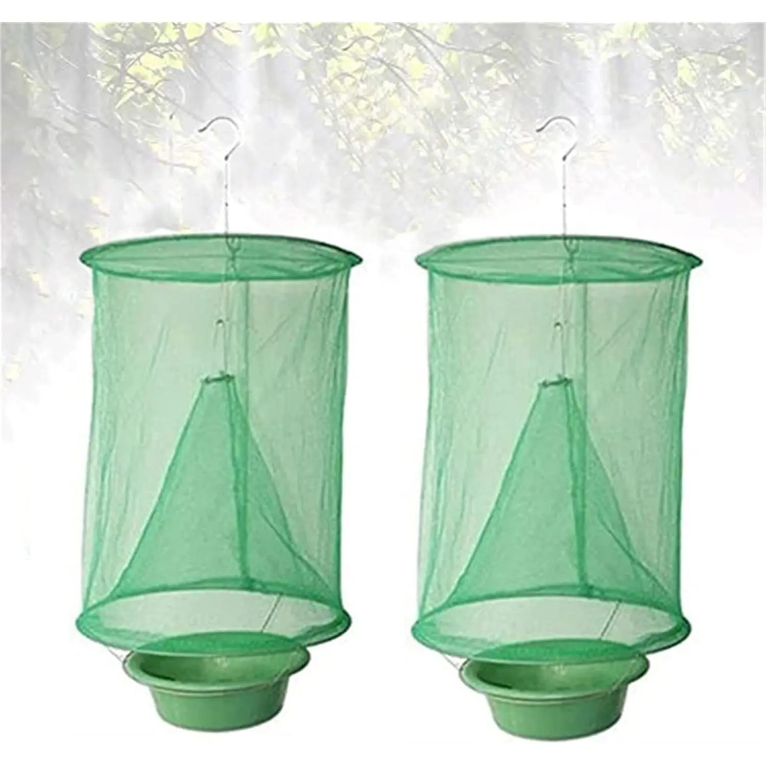 Ranch Green Cage  Indoor or Outdoor Family Farms, Park, Restaurants 2-Pack Medium