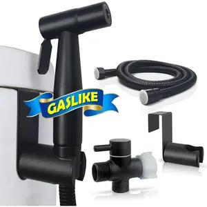 Handheld Bidet Sprayer, Toilet Cleaning, Baby Diaper, Hygienic Cleanup, Quick and Easy Installation, Multiple Uses, Stainless Steel, Brushed Finish