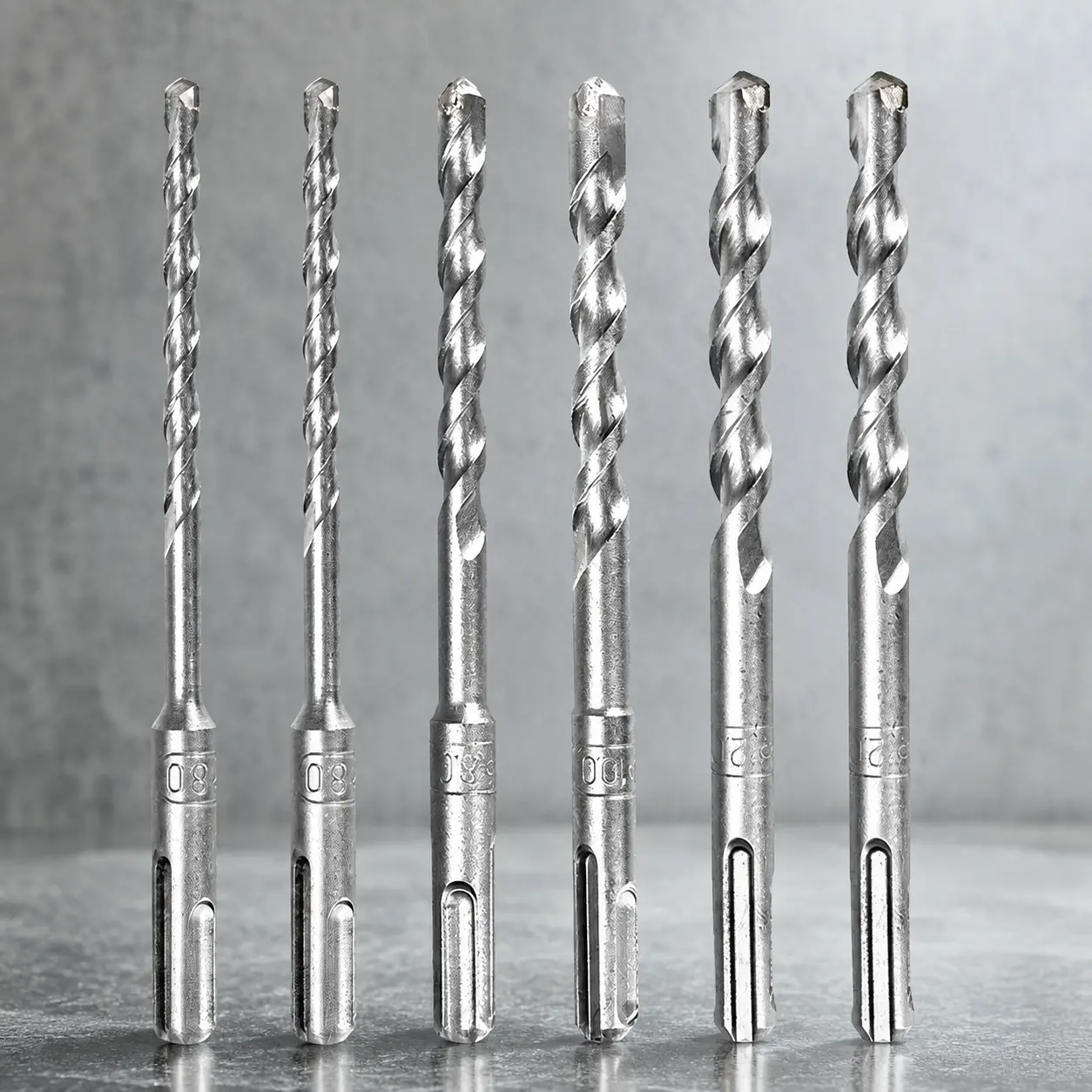 Heavy Duty Carbide Drill Bit Set, High Efficiency Construction Tools, Durable Anti-Break Impact Drill Bits for Metal, Concrete, Tile, Stone, Multi-Material Kits, Precision Round & Square Shank for Automotive Repair