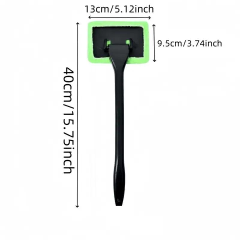 Car Windshield Cleaning Brush, Car Windshield Defogging Cleaning Tool with Replaceable Cloth, Car Window Cleaning Brush, Car Cleaning Accessories, Car Windshield Cleaner
