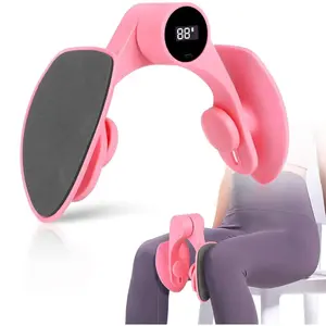Kegel Exercise Device with LED Display, 360° Adjustable Resistance Trainer with 4-Level Resistance (15-30 lbs), Inner Thigh Exerciser for Women, Home Workout Equipment for Legs and Glutes