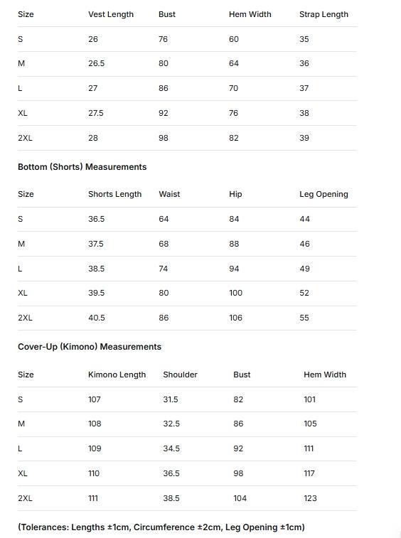 USBoutiqueCHIC Women's Ombre 3-Piece Outfit Set | Cropped Vest, Shorts & Kimono Cover-Up, Summer Beach & Lounge Wear