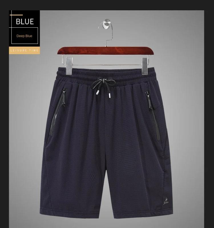 Kyn Apparel Large Men's Shorts Mesh Elastic Summer Breeches 8XL 6XL Big Size Clothing Nylon Black Grey Spandex Sweat Shorts Plus Size Shorts