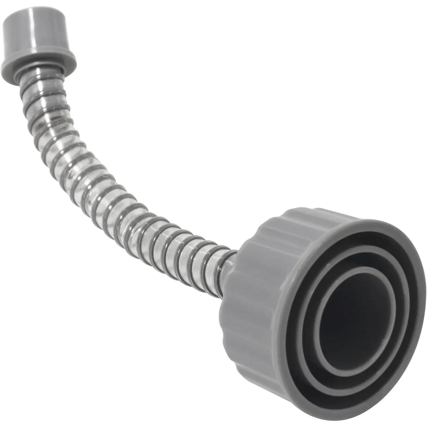 A/C Drain Lines Cleaner Tool in Wet Vac Attachment To Unclog And Evacuate, ABS Plastic Vacuum Hose Compatiable With Most PVC Pipe Sizes, Easy To Use, Grey