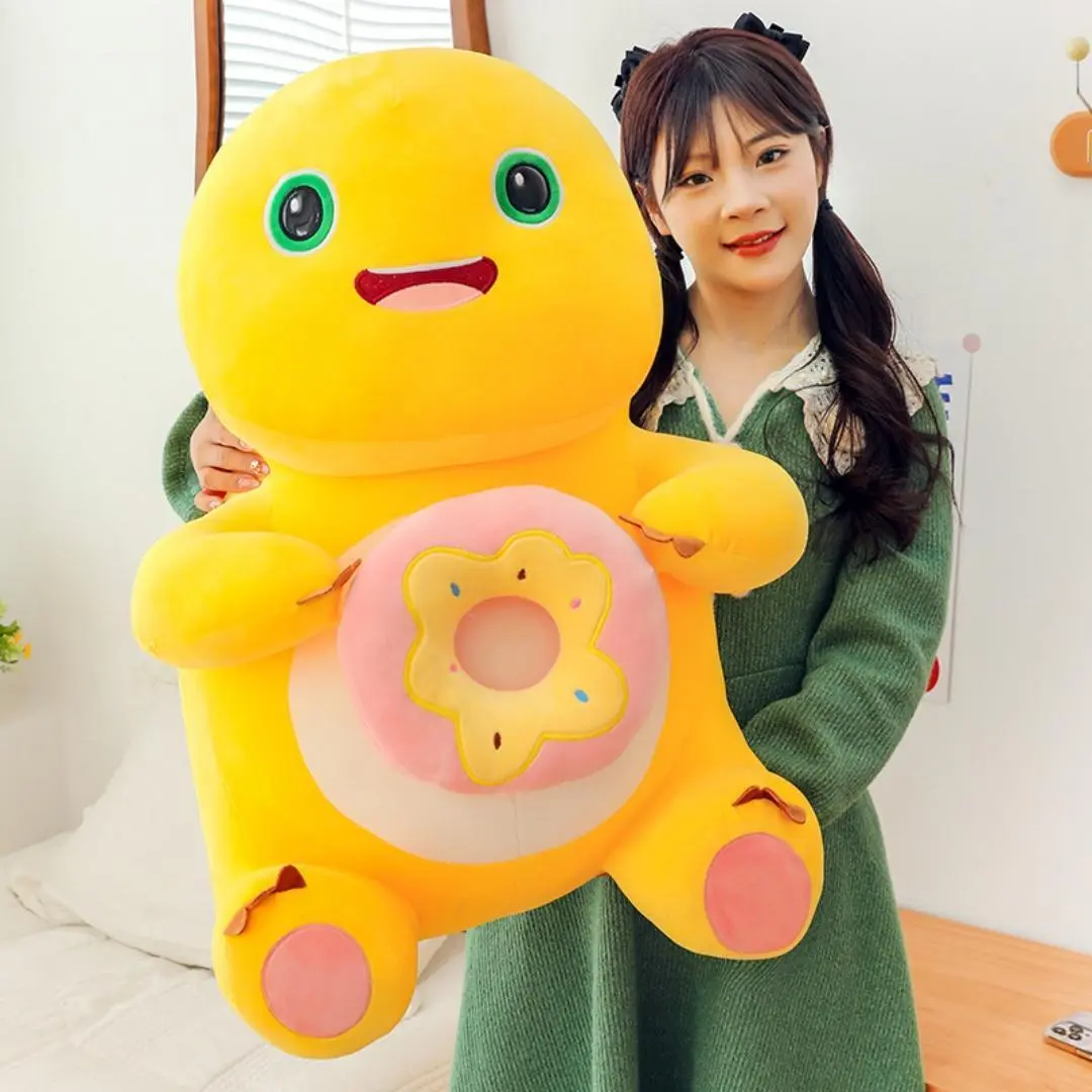 1pc 23cm Cute milk dragon plush toy doll dinosaur cartoon doll explosive grabber doll birthday gift