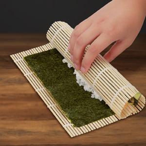 Sushi Making Kit,1 Bamboo Sushi Mat,1 Rice Bazooka, 5 Pairs of Chopsticks, 2 chopsticks holder,1 Paddle, 1 Spreader, ideal gift for Sushi making Beginner