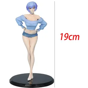 Neon Genesis Evangelion Ayanami Rei Casual Wear Figure Anime Girl Model Collectible Gift  figure