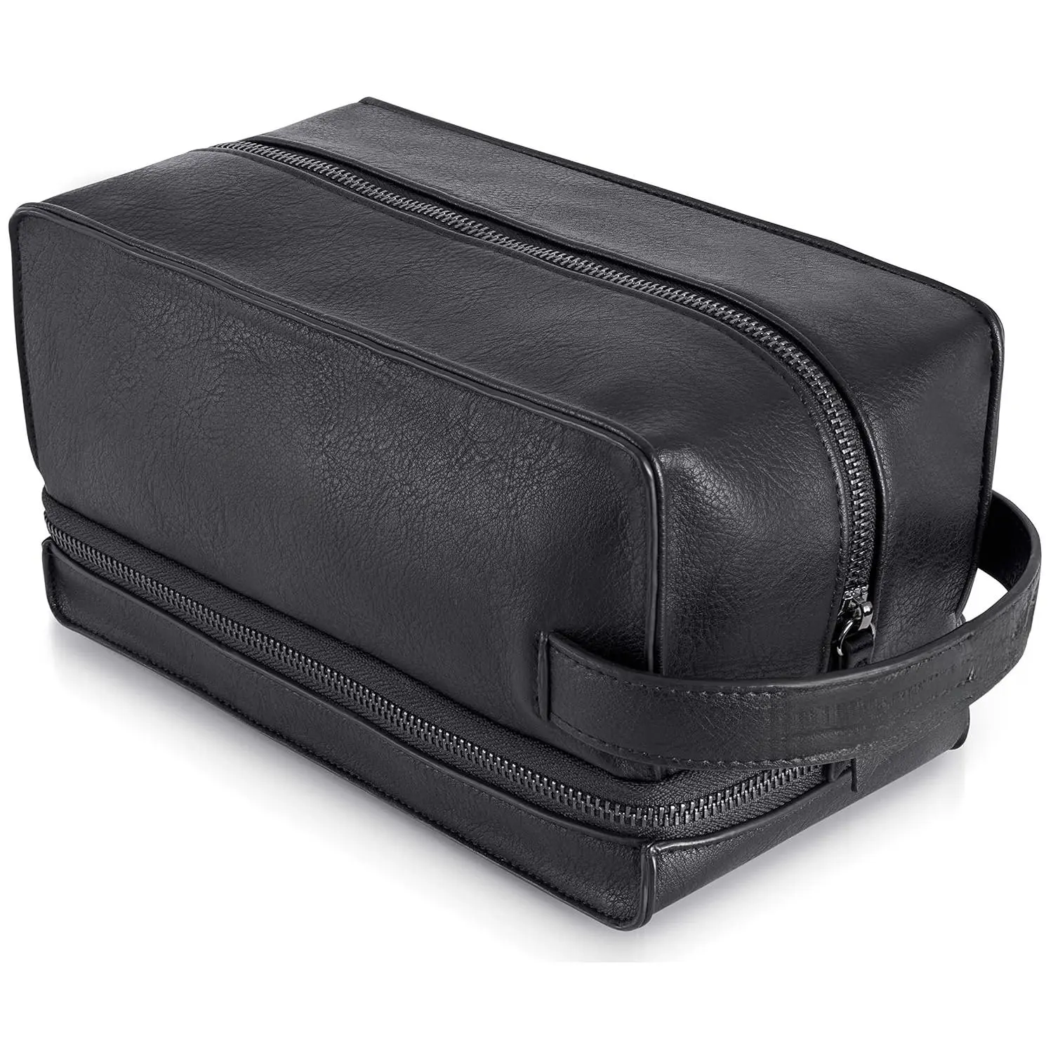 Men's Leather Toiletry Bag – Travel Toiletry Bag, Shaving Bag, Beauty and Hygiene Organizer, Men's Leather Toiletry Bag, Gift for Him