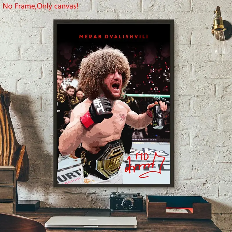 1 piece/set frameless canvas painting print poster, Classic realistic Boxing Sports star art, Manny Pacquiao Boxing, a perfect gift for mixed martial arts loves, ideal gift for bedroom, living room, dorm hallway, kitchen,s mural, wall decor