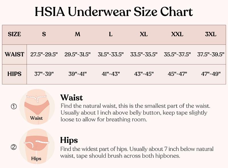 【3 Pack】HSIA Floral Soft Lace Comfortable Mesh High-Rise Brief Underwear TikTokShopBlackFriday