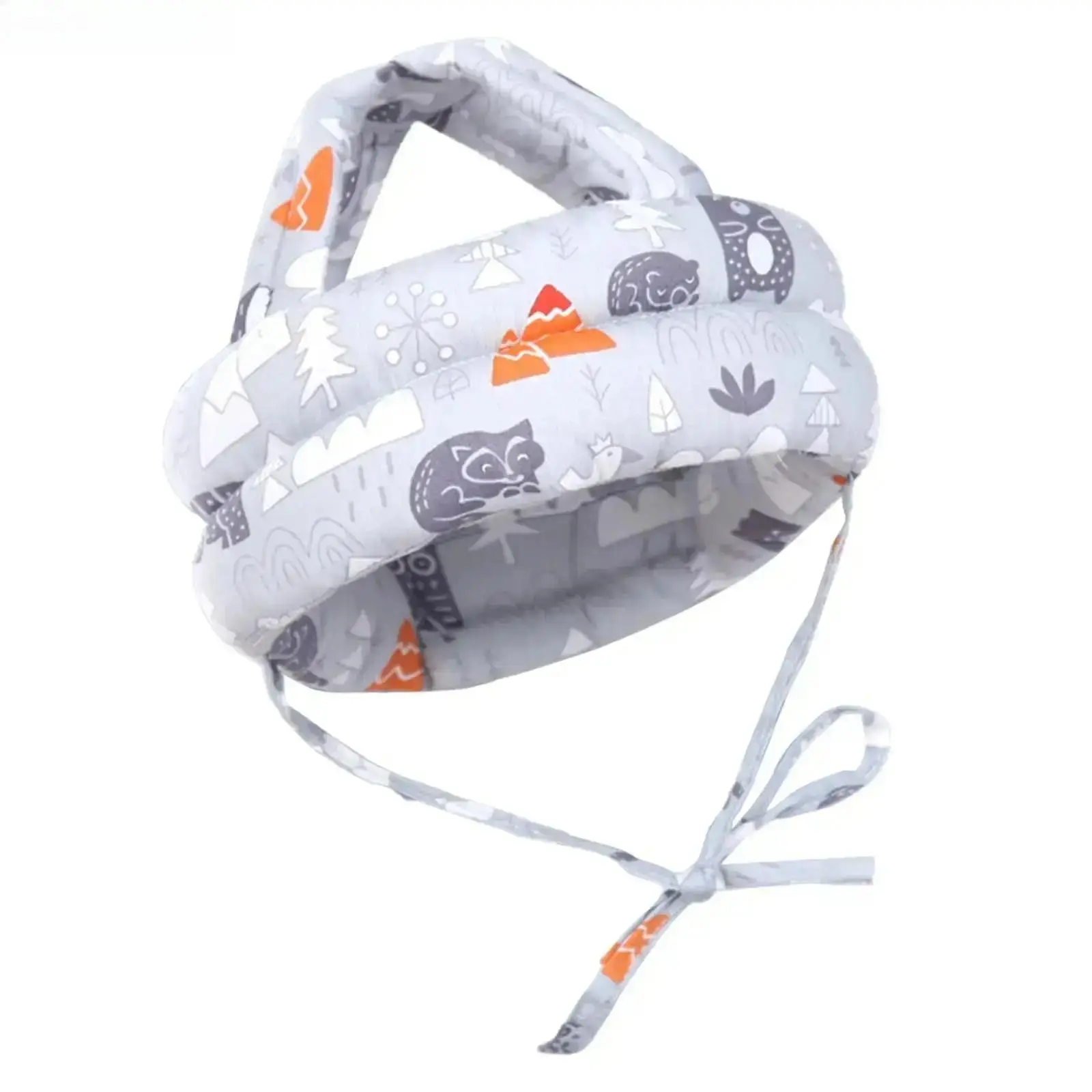 Baby Safety Bumper Helmet - Soft Padded Cotton, Adjustable, Lightweight Head Protector for Crawling & Walking Infants (Fashion Accessory)