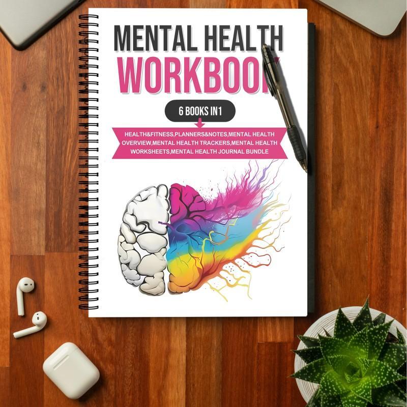 Mental Health Workbook, Mental Wellness, 1 Count Colorful Mindfulness Workbook, Managing Depression in Relationships, Addiction Recovery Strategies, Healing Complex PTSD