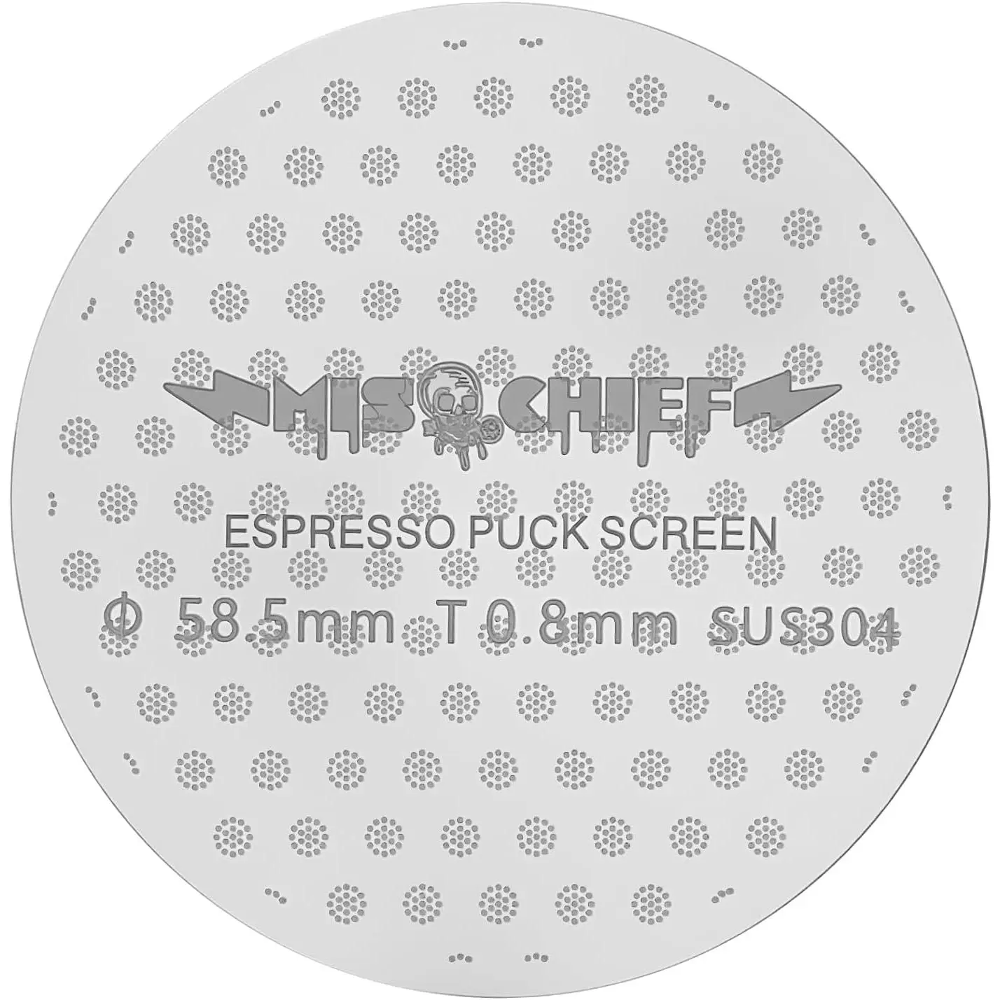 54mm Espresso Puck Screen 2 Pack - 0.8mm 316 Stainless Steel for  Barista Express