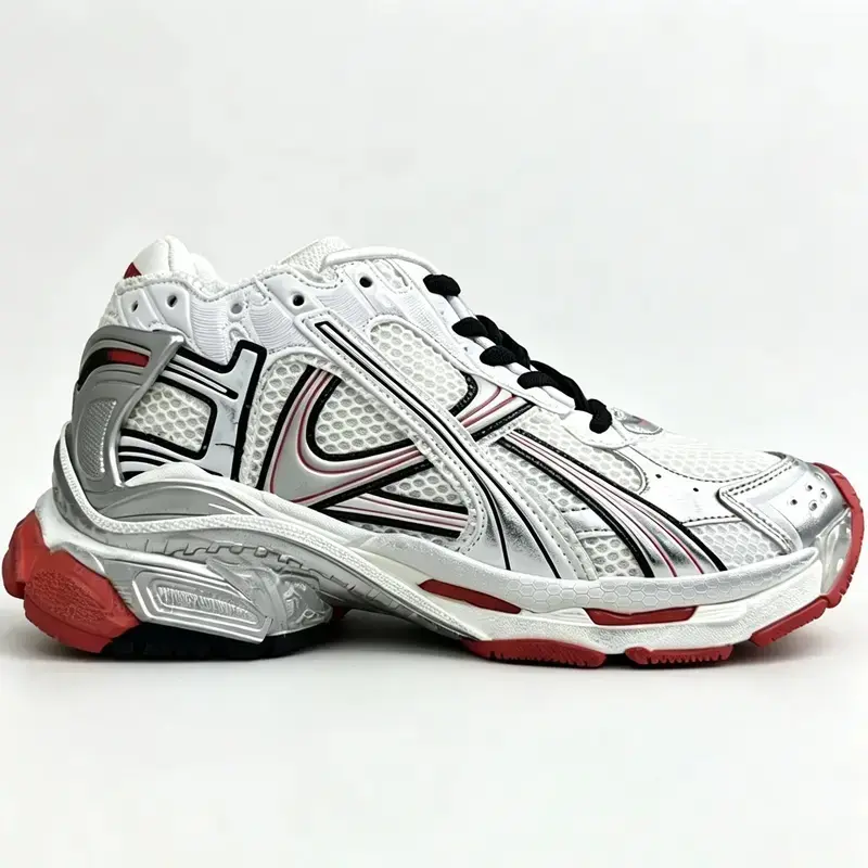 Unisex Vintage Chunky Leather Dad Sneakers, Distressed Finish & Height Boosting Design, V7.5 1.0 Runner Casual Sports Footwear for Running & Daily Wear, Sizes 35-46