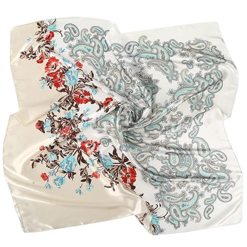 AWAYTR 3Pcs/set 35'' Large Printed Head Scarf Silk Like Texture Square Neck Scarves for Women Hair Kerchief Bandanas Scarf Sleeping Head Wraps Hair Band Headscarf Hair Accessories AWAYTR 3Pcs/set 35'' Large Printed Head Scarf Silk Like Texture Square Neck Scarves for Women Hair Kerchief Bandanas Scarf Sleeping Head Wraps Hair Band Headscarf Hair Accessories